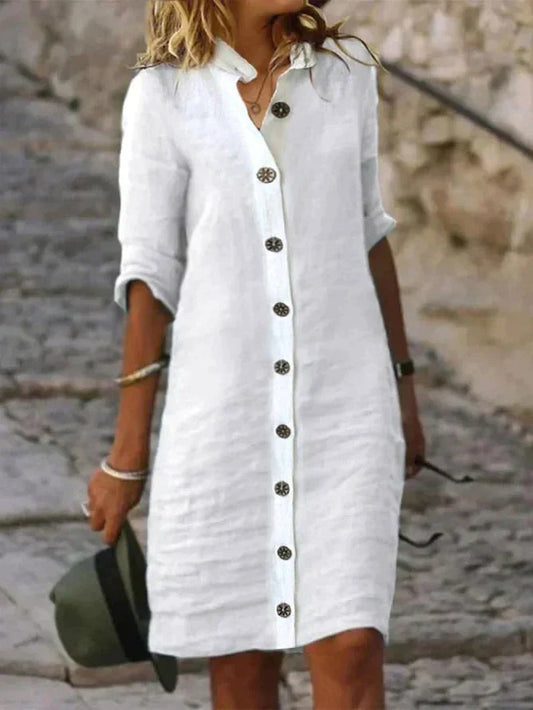 Robe Alissa Mi-longue Élégante & Décontractée